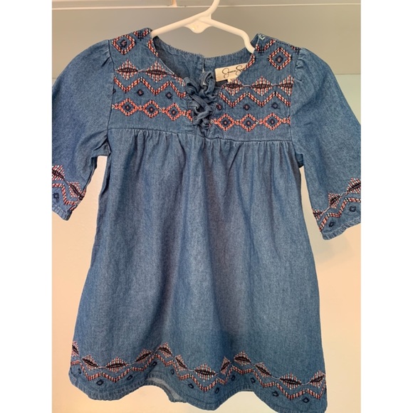 Jessica Simpson Other - Toddler girl embroidered jean dress